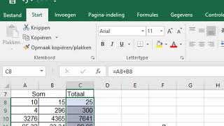 Berekeningen maken in Excel [upl. by Emirej]