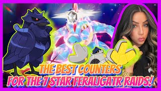 The BEST Counters To EASILY Beat The 7 Star Feraligatr Raids  Pokemon Scarlet amp Violet [upl. by Bethany]