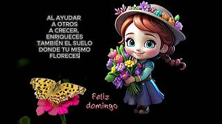 Feliz Domingo con imágenes bonitas de Buenos días y bendiciones💐💌 Mensaje positivo para ti💌 Ábrelo [upl. by Quenby]