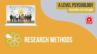 Research Methods  Live Revision for AQA A Level Psychology 2024 [upl. by Solegnave421]