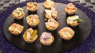 Receta de tartaletas de ensaladilla  Bruno Oteiza [upl. by Farmelo]