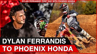 Dylan Ferrandis First Day with Phoenix Honda [upl. by Cesar39]