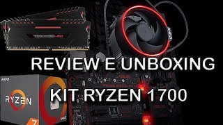 Review e Unboxing kit Ryzen 1700  Asus Prime B350 Plus  Corsair Vengeance Led 3200 mhz [upl. by Yessak]