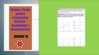 Zadanie 10 Matura z Fizyki poziom Rozszerzony 19052023  rozwiązania krok po kroku [upl. by Blackwell34]
