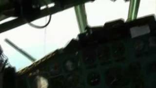 Tu 154 cockpit video landing Larnaca airport Cyprus [upl. by Aihseuqal]