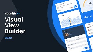 The LowCode Way to Build a Java Web App Vaadin Visual View Builder Demo [upl. by Annaeiluj]