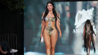 Camila Chica breathtaking Slow Motion Walk in Amarotto Swimwear  Miami Swim Week 2024 [upl. by Walston364]