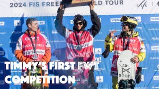 Timmys first Freeride World Tour competition [upl. by Libb]