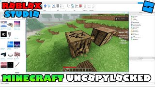 ROBLOX MINECRAFT UNCOPYLOCKED FIXED  SAVING [upl. by Gregrory]