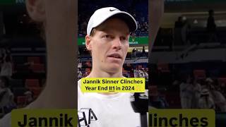 Jannik Sinner OnCourt Interview after Clinching YearEnd No 1 🎥 ATP Media [upl. by Sperling456]