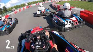 VICTOIRE dans le DERNIER tour  Lille Karting [upl. by Newnorb327]