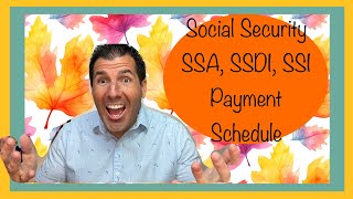 Social Security Payment Schedule for October 2023  SSA SSDI SSI [upl. by Gerri]