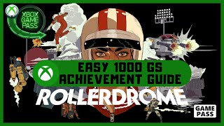 Rollerdrome Xbox Easy 1000GS  Achievement Guide Xboxgamepass [upl. by Enivid]