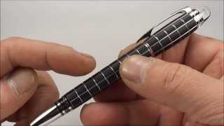 Montblanc Starwalker Metal and Rubber Fountain Pen [upl. by Svirad]