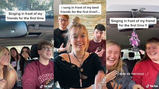 Singing in front of my friends for the first time SHOCKED  TikTok Compilation 09 [upl. by Norvan]