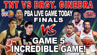 BRGY GINEBRA vs TNT Game 5 Finals  PBA Live Full Game Today  MOA Arena  2K24 [upl. by Cooe]