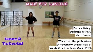 Made For Dancing  Line Dance Dance amp Teach  Regina Cheung [upl. by Stinson430]