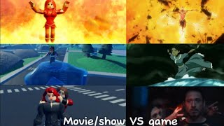 Heroes Online World vs movieshow comparison  PT1 [upl. by Elburt]