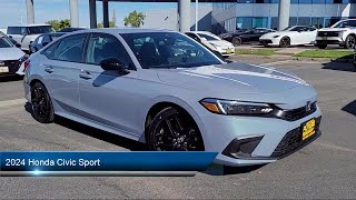 2024 Honda Civic Sport Sacramneto Roseville Elk Grove Folsom Stockton [upl. by Aerona]