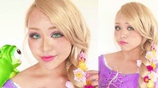 ディズニープリンセスラプンツェルメイク・Rapunzel makeup [upl. by Lobell]