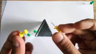 Refraction Through Prism amp Finding Angle of Deviation Experiment [upl. by Jolenta25]