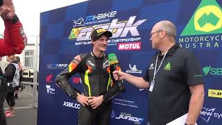 Michelin Supersport interviews following race one at Phillip Island [upl. by Natale]