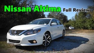 2017 Nissan Altima Full Review  25 S 25 SR 25 SV 25 SL 35 SR amp 35 SL [upl. by Aehtrod]