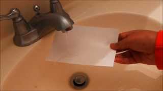 How To WaterProof Paper [upl. by Ellezaj]