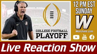 College Football Playoff Rankings LIVE Reaction Show 12323  FSU Football  Warchant TV FSU [upl. by Odrareve227]