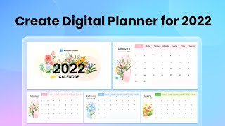 How to Make Digital Calendar Planners in 2022  Free Templates [upl. by Aciraa906]