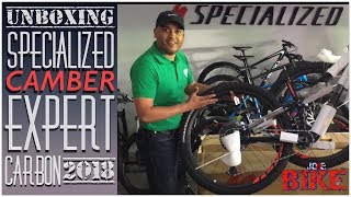 Specialized Camber Carbón Expert 2018  UNBOXING [upl. by Eelyac]