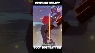 GENSHIN IMPACT COOP CRYO HYPOSTASIS BOSS [upl. by Bale861]