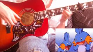 Pokemon Littleroot Town Acoustic Guitar Cover [upl. by Alisun633]