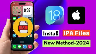 100 Working  NEW Install IPA Files on iPhone  iPad  NoPC No Jailbreak Easiest Method 2024 [upl. by Suiradel]