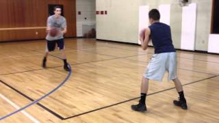 Best Basketball Skills amp Drills  Passing Drills  Two Ball Passing Through The Legs [upl. by Eyr]