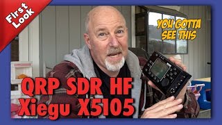 Xiegu X5105 QRP HF SDR Radio  K6UDA Radio [upl. by Adiaz]