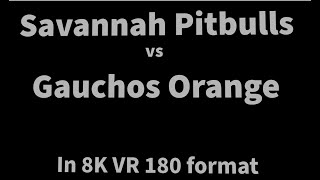 20240616 Savannah Pitbulls v Gauchos Black  VR180  Balling on the Beach  Class of 2029 [upl. by Anirda]