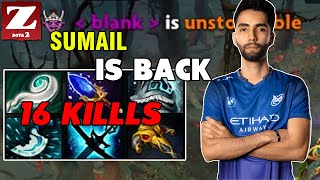 SUMAIL Is Back  TIMBERSAW Mid 16 Kills  Z Dota 2 Channel [upl. by Karleen]