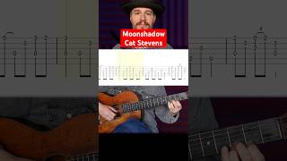 Moonshadow Cat Stevens Guitar Strumming Tutorial shorts guitar [upl. by Lissi875]