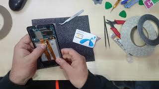 Samsung Galaxy A7 2018 A750 LCD Sceen Replacement [upl. by Akeihsal]