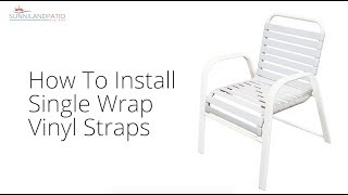 How To Install A Single Wrap Vinyl Strap [upl. by Eatnoj]