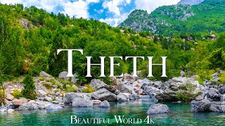 Theth National Park 4K • Majestic Albanian Highlands • Relaxation Film Calming Music [upl. by Mayda]