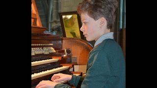 Praeludium in g JSBach played by Antoine Anneessens on pipe organ [upl. by Mulloy]