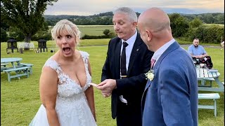 Bordesley Park Magician Owen Strickland at Bernita and Scotts Wedding [upl. by Vanthe]