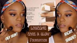 New Lancome Tint Idole Ultra Wear Care amp Glow Foundation Review amp Wear Test [upl. by Trotta]