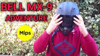 Bell MX 9 Adventure Mips Helmet Unboxing and Riding on Raev Bullet GTX ebike [upl. by Ellehsat51]