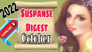 suspense digest october 2022  November December january  complete digest  RoxenO [upl. by Neufer523]