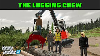 Moving The Show Downhill  Logging Crew 152  Farming Simulator 2022  FDR Logging [upl. by Dotti]