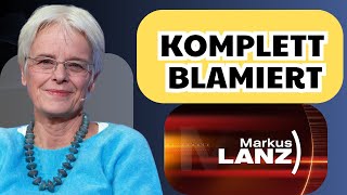 NACH THÜRINGENEKLAT  GRÜNE ULRIKE HERRMANN BLAMIERT SICH BEI MARKUS LANZ [upl. by Karee]