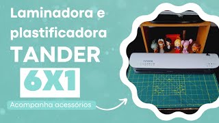 LAMINADORA E PLASTIFICADORA TANDER T61LP 6X1 A3 NAGANO [upl. by Anisamoht182]